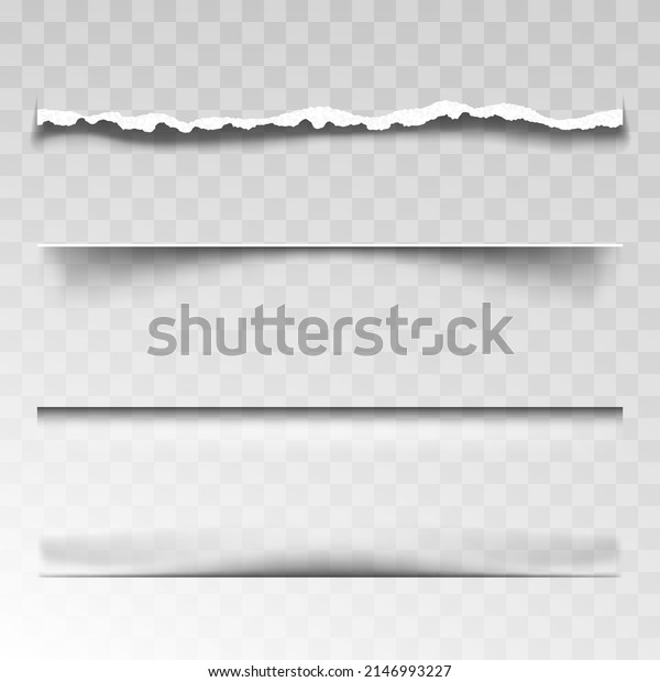 Paper\
Sheets Shadow Different Shapes Set Vector. Brochure Or Card List\
Line And Tear Border Shadow Effect Ornament. Invitation Frame\
Decoration Transparency Template 3d\
Illustrations