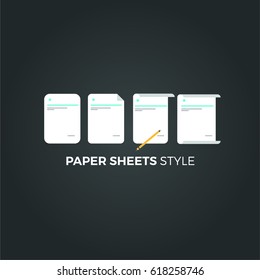 PAPER SHEETS STYLE
