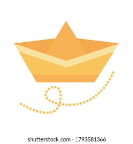 diseño vectorial de icono de estilo plano de envío de papel