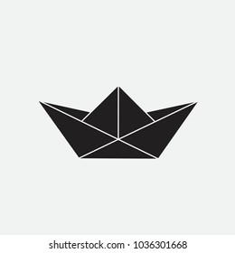 Paper ship, web icon