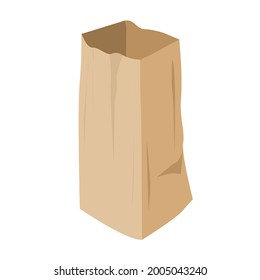 The paper shopping bag is biodegradable. eco-friendly packaging.