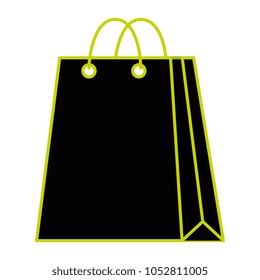 paper shopping bag icon