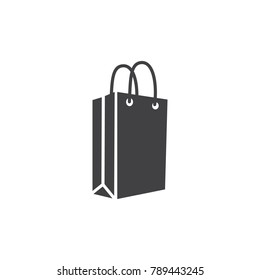 paper shopping bag icon. Shopping elements. Premium quality graphic design icon. Simple icon for websites, web design, mobile, info graphics on white background