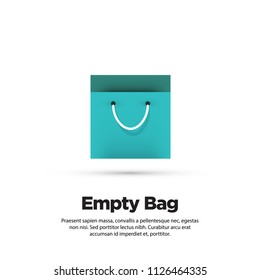 Paper Shopping Bag Vector Illustration 