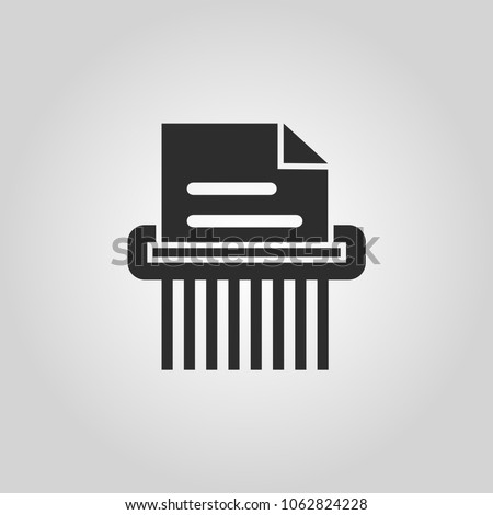 Paper shredder icon