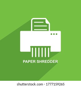 Paper Shredder Icon,business Icon Vector