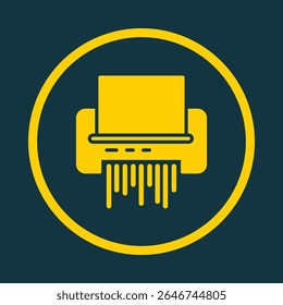 Paper Shredder trendy vector art design flawless amazing design colorful useful illustration.eps