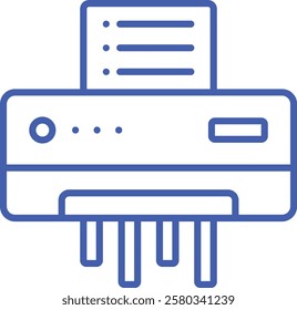 Paper Shredder vector icon. Can be used for printing, mobile and web applications.