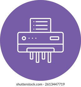 Paper Shredder vector icon. Can be used for printing, mobile and web applications.
