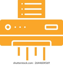Paper Shredder vector icon. Can be used for printing, mobile and web applications.