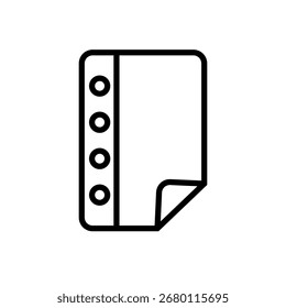 paper sign symbol vector template