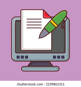signo de papel Ilustración vectorial en un fondo transparente.Símbolos de calidad premium. icono plano de línea vectorial para el concepto y el diseño gráfico.