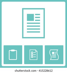 Paper sign. Web vector graphic. Design collection.
