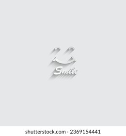 Papier mit einem Lächeln Symbol und Lächeln, Text, Logo, Vektorgrafik