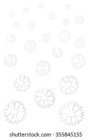 paper snow flakes background