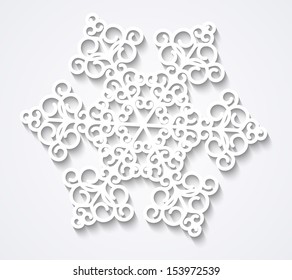 Paper snowflake for Your design