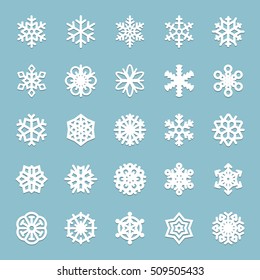 Paper snowflakes