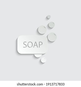 Paper Soap  icon - vector icon