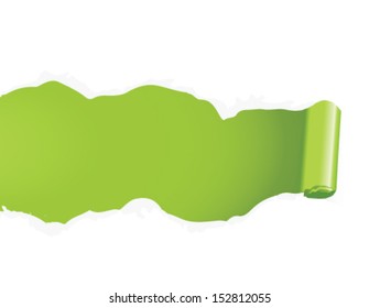 Paper with space for text showing 