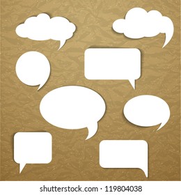 Paper Speech Bubble