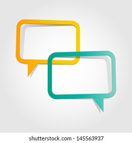 Paper Speech Bubble