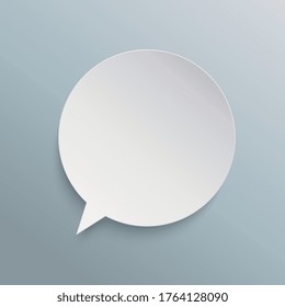 paper speech bubble Infographic design, for your own design. Vector illustration. Eps 10 vector file. 