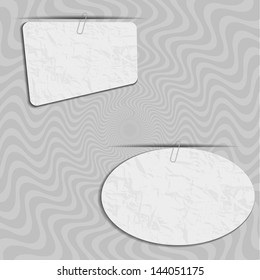 Paper Speech Bubble, Vector Illustration