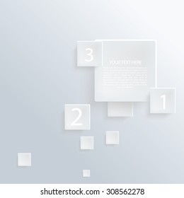 Paper square banner  background