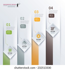 paper square infographic