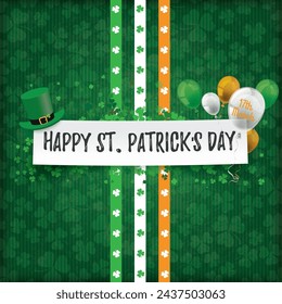 Paper St. Patricks Day Cover Ribbon