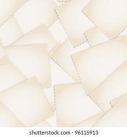 Paper stamps seamless background