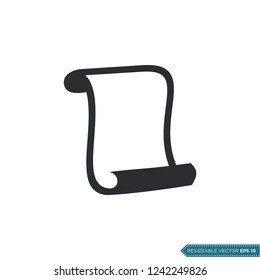 Paper - Stationery Icon Vector Template