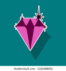 paper sticker on theme Arabic business precious stone