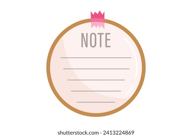 Paper Sticky Note Sticker Design