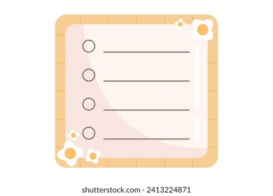Paper Sticky Note Sticker Design