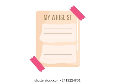 Paper Sticky Note Sticker Design