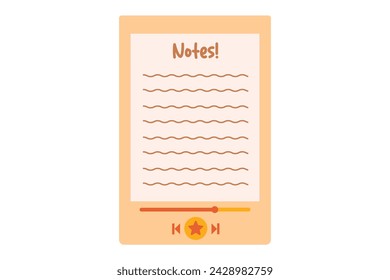 Paper Sticky Note Sticker Design