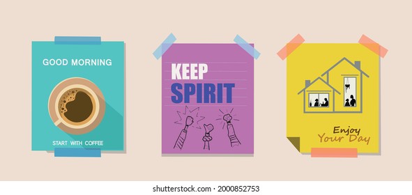Paper sticky notes, memo messages, notepads and torn paper sheets. to do list and office notice or information board with appointment notes 