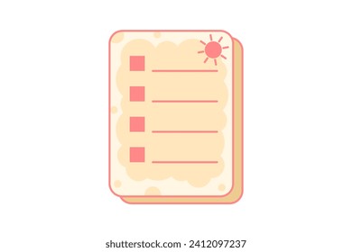 Paper Sticky Notes Sticker Design