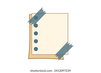 Paper Sticky Notes Sticker Design