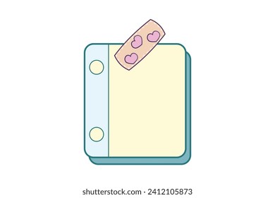 Paper Sticky Notes Sticker Design