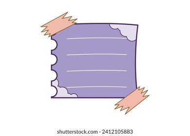 Paper Sticky Notes Sticker Design