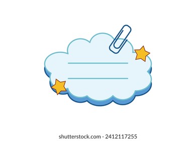 Paper Sticky Notes Sticker Design 