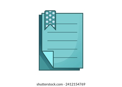Paper Sticky Notes Sticker Design