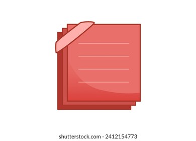 Paper Sticky Notes Sticker Design