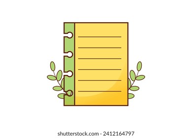 Diseño de pegajosas notas de papel
