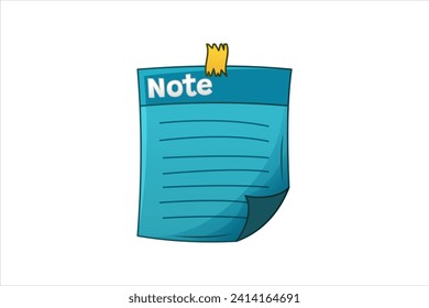 Diseño de pegajosas notas de papel