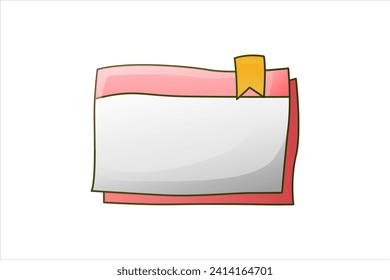 Paper Sticky Notes Sticker Design