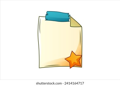 Paper Sticky Notes Sticker Design