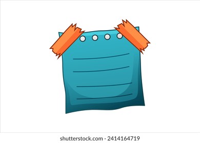 Paper Sticky Notes Sticker Design